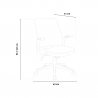 Classic office ergonomic fabric armchair Assen Sale