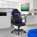 Ergonomic office eco-leather armchair with sport racing design Buriram Sky On Sale