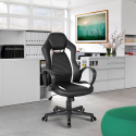 Ergonomic office eco-leather armchair with sport racing design Buriram On Sale