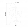 Ergonomic office eco-leather armchair with sport racing design Buriram Sale