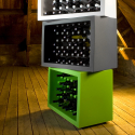 Designer Wine cellar SLIDE Bachus 