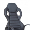 Racing Design Office Chair in Black Eco Leather GP Offers