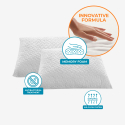 2 Pair of ergonomic memory foam pillows Pluma Offers