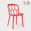 Modern design chairs for kitchen bar and garden made from alchemy polypropylene Flow Promotion