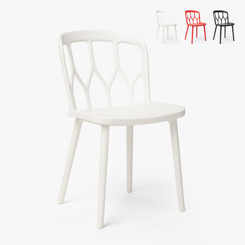 Modern design chairs for kitchen bar and garden made from alchemy polypropylene Flow On Sale