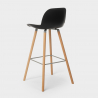 Modern high Scandinavian design stool for Eiffel bar and kitchen Burj 75 Characteristics