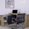 Corner desk 150x120cm modern design wood office study Alameda Promotion