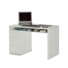 White office desk with modern design and 3 drawers 110x60cm Franklyn Offers
