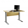 Rectangular 120x80cm height adjustable design desk for office Omega Offers