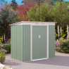 Green galvanized steel house resistant sliding doors garden box Alps NATURE 201x121x176cm Offers