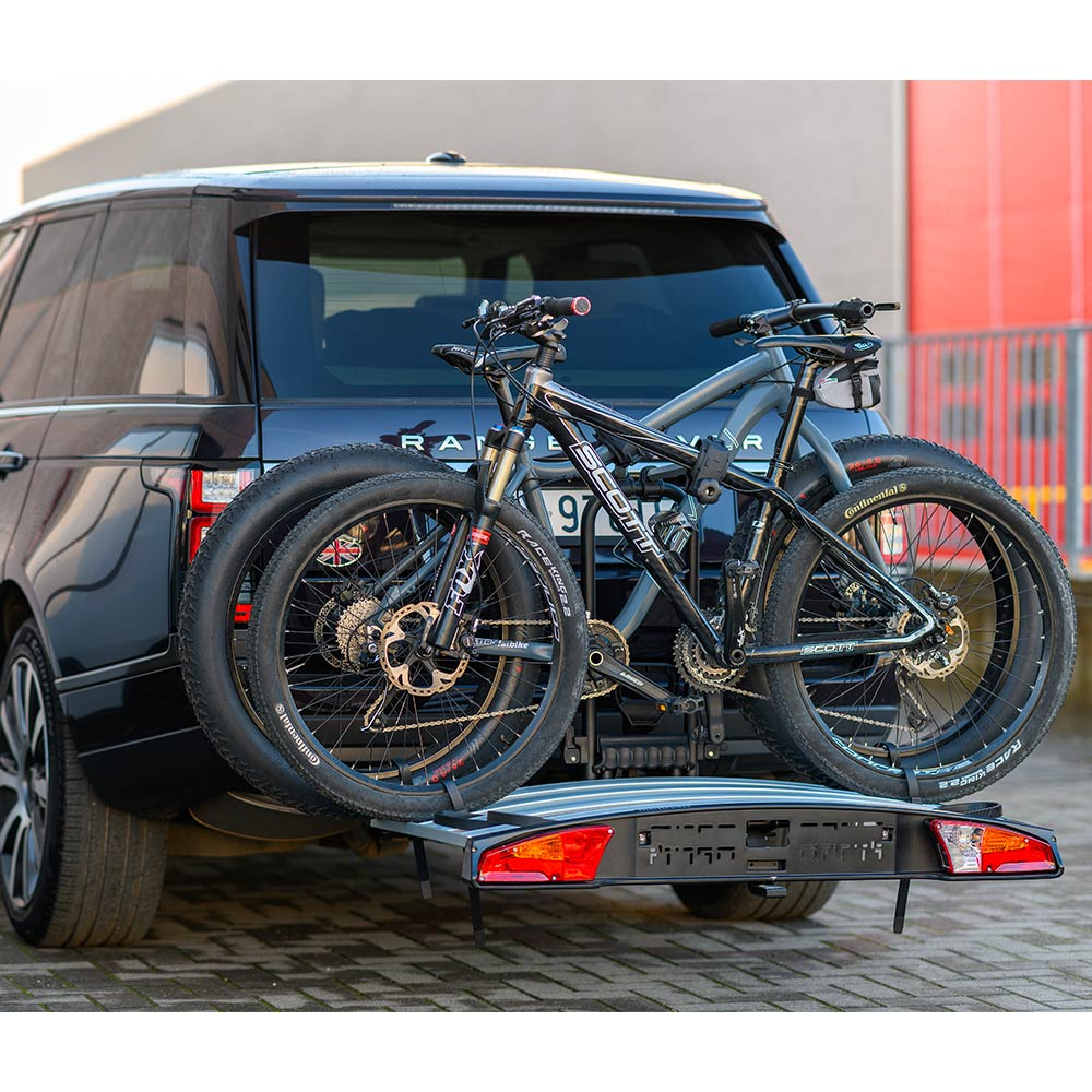 car towbar bike rack