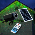 Projector Led Laser with Solar Panel and Remote Control Christmas On Sale