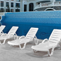 Set of 18 Professionals Plastic Sun Loungers for Pools and Resorts On Sale