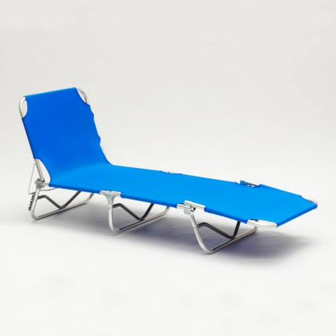 Folding beach sun lounger aluminium Verona Oxford Promotion