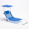 Portable Deck Chair with Head Shade Folding Lounger Banana Choice Of