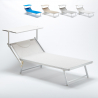 Beach Aluminium folding bed Large Italy Xl Professional 