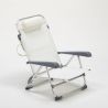 Gargano Reclining Deck Chair With Armrests Characteristics