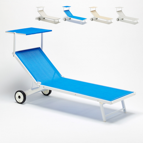 Alabama Beach & Patio Sun Lounger With Built-in Wheels Promotion