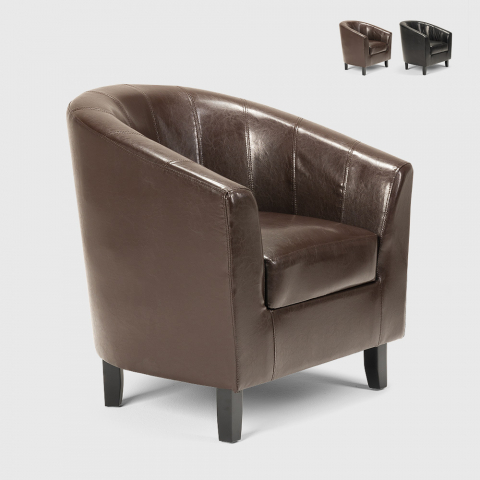 Classic design cockpit leather armchair for living room office waiting room Seashell Promotion