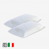 2 Pair Pillows in memory foam and aloe vera Nuage On Sale