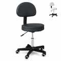 Professional Stool with Wheels Backrest and Adjustable Height Lux Promotion