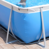 New Plast 460x265 H125 rectangular complete above ground pool Futura 460 Discounts
