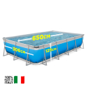 New Plast 650x265 H125 rectangular complete above ground pool Futura 650 On Sale