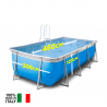 New Plast 460x265 H125 rectangular complete above ground pool Futura 460 On Sale