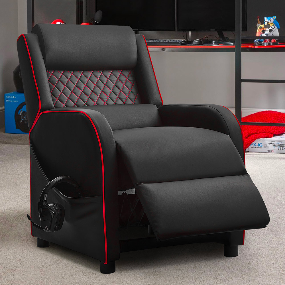 Reclining Eco-Leather Gaming Chair With Footrest Challenge