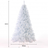 Artificial white Christmas tree 240cm extra thick Zermatt Discounts