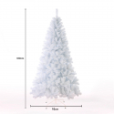 Snowy white realistic artificial Christmas tree 180cm Gstaad Discounts