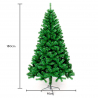 Artificial classical green PVC Christmas tree 180cm Stockholm Offers