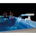 Waterfall with multicolored Led light for Intex above ground pool 28090 Characteristics