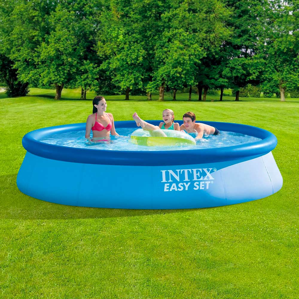 Intex 28142 Easy Set Above Ground Inflatable Round Pool 396x84cm