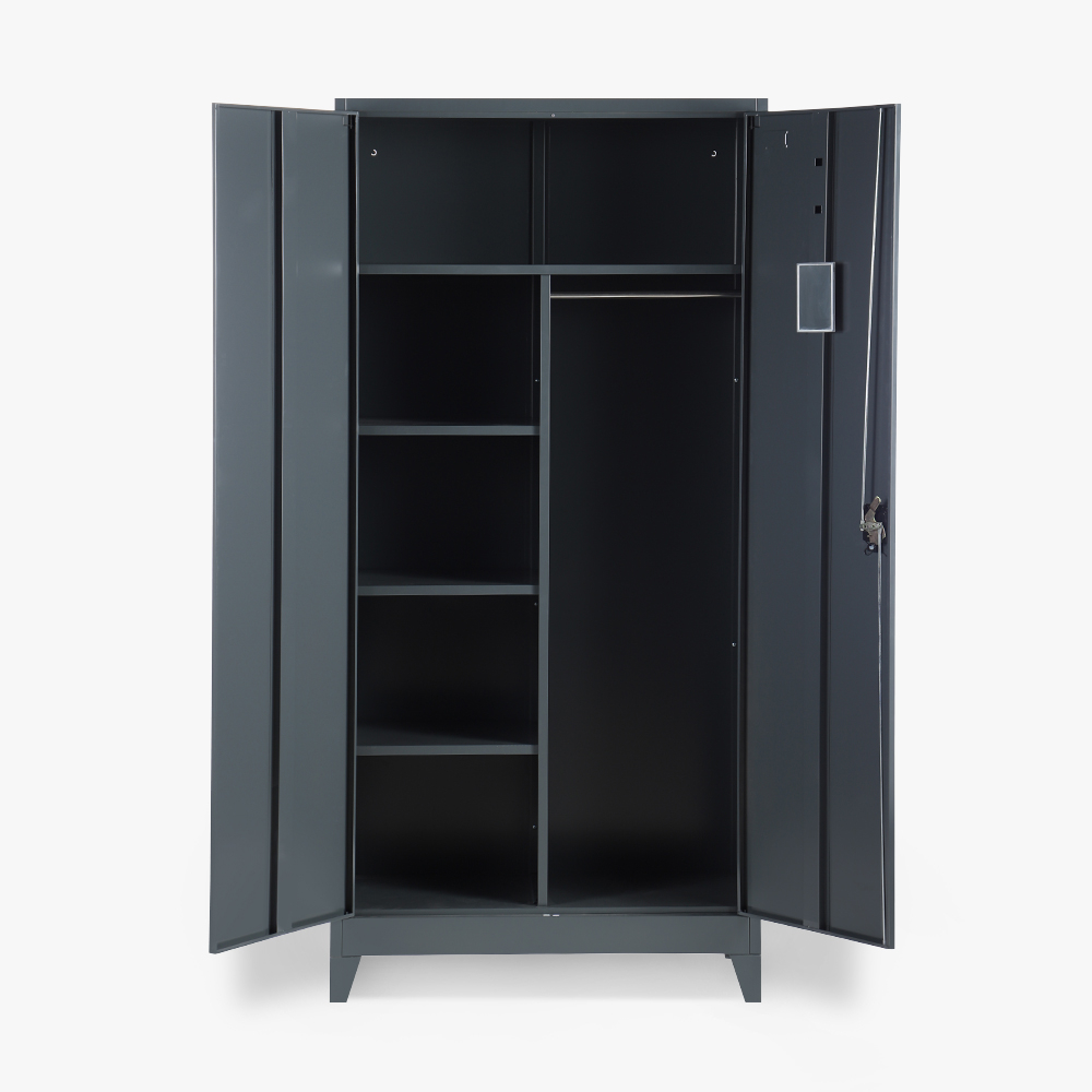 Vesuvio office cupboard 2 doors 90x40 H180 metal file cabinet with lock