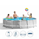 Intex 26720 Prism Frame Round Above Ground Pool 427x107cm Offers