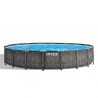 Intex 26744 Round Above Ground Pool Prism Frame Greywood 549x122 cm Offers