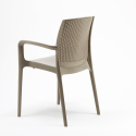 Set of 18 BOHÈME ARM Garden Dining Chair With Armrests Rattan Price