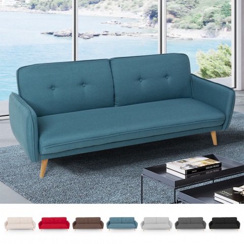 Nordic design reclining fabric sofa bed with 3 seats Merida Promotion