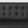 3 seater clic clac corner sofa bed in modular reclining leatherette Natal Evo Discounts