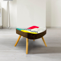 Patchwork pouf footstool modern design Solum On Sale