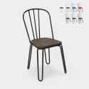 Lix industrial steel bar and kitchen chairs ferrum design Catalog