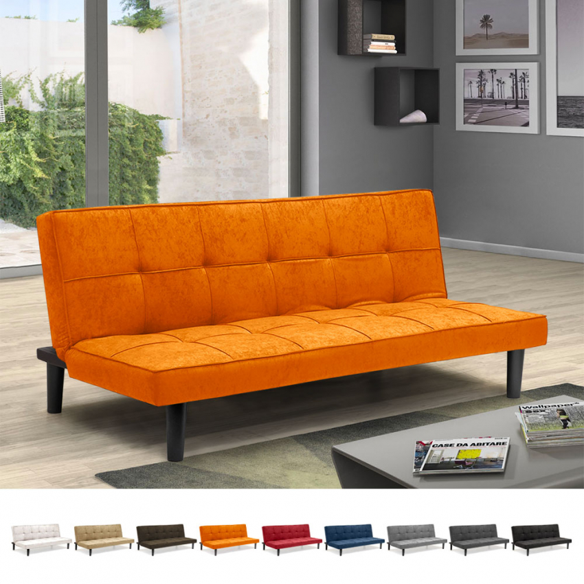 Giada 2 Seater Fabric Design Sofa Bed for Home and Office 