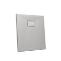 Resin modern square shower tray 80x80 with flush floor mounting Stone Offers