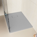 Resin modern shower tray 90x70 with flush floor mounting Stone On Sale