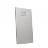 Resin modern shower tray 120x80 with flush floor mounting Stone Offers