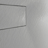Resin modern shower tray 120x80 with flush floor mounting Stone Discounts