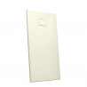 Resin modern shower tray 160x70 with flush floor mounting Stone Model
