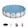 Above-ground pool Bestway 56462 Round Steel Pro Max 549x122cm Sale