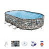 Bestway 56719 Power Steel Above Ground Swimming Pool Oval Set 610x366x122 cm Sale